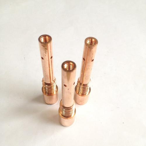 焊槍配件連桿co2 500a二氧化碳氣體保護焊槍紫銅內牙連接桿導電桿